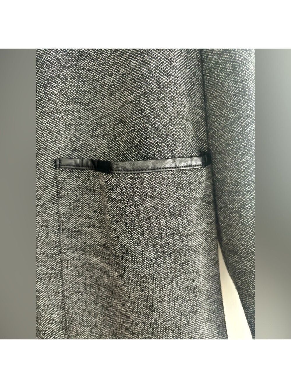NWOT Matty Long Tweed Duster Jacket Cardigan - Size Medium - Picture 4 of 4